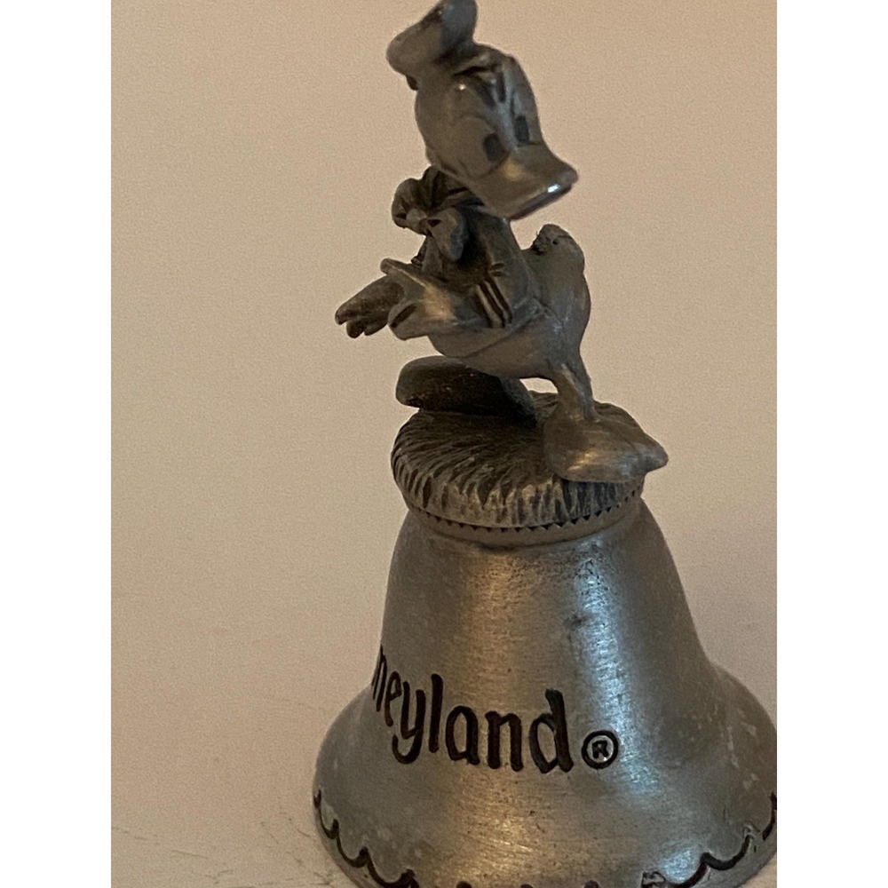 Donald Duck Pewter Disney Signed Bell